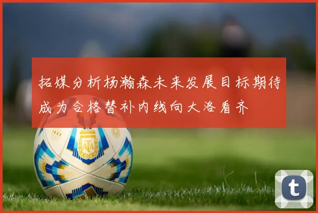 拓媒分析杨瀚森未来发展目标期待成为合格替补内线向大洛看齐